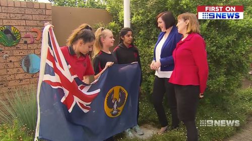 Students at Richmond Primary School are getting a second flagpole.