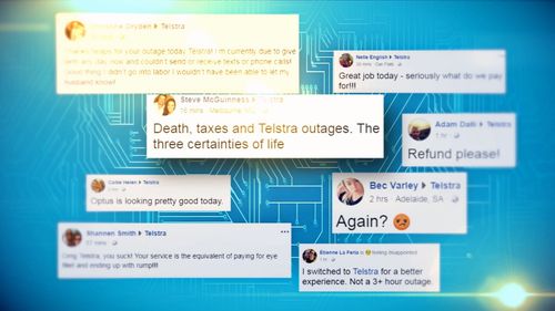 Customers took to Twitter to voice their frustration with the Telco. (9NEWS)