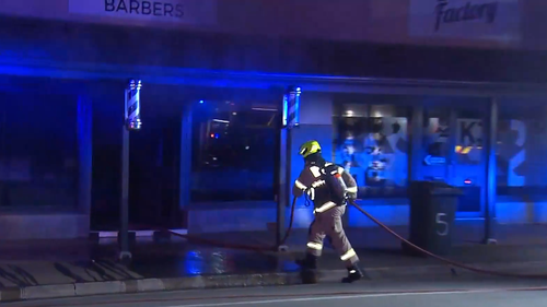 An Adelaide barbershop has been targeted in an arson attack, just months after the same business was sprayed with bullets in a terrifying drive-by shooting.