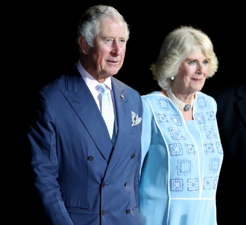 Prince Charles and his wife Camilla at the Commonwealth Games opening ceremony last night. (AAP)