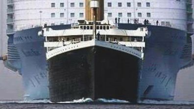 cruise ship comparison titanic vs modern cruise
