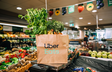 Woolworths fresh grocery delivery via Uber Eats