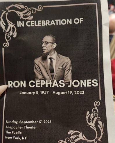 Ron Cephas Jones funeral