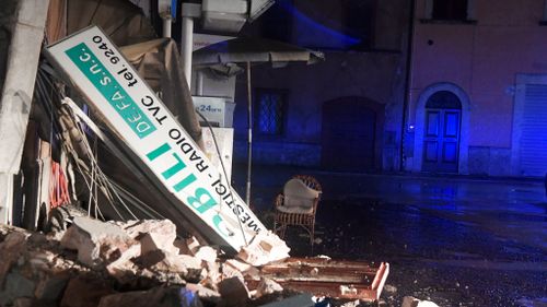 The quakes were felt as far as Rome and Venice. (AFP)