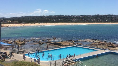Locals are taking advantage of the warm weather at Dee Why Beach. Picture: Gabriella Rogers