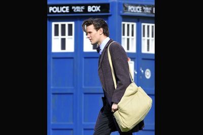 After four sensational years as Time Lord, <i>Doctor Who</i> star Matt Smith has shot the final scenes in his last episode of the sci-fi drama. And as devastated as we are to see him leave, we've got behind-the-scenes snaps of the 11th doctor and his co-star Jenna-Louise Coleman, filming the BBC's 2013 Christmas special. Here's something to look forward to until the festive episode airs... <br/>