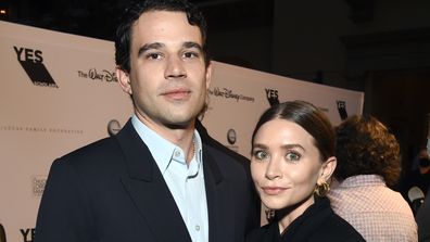 Louis Eisner and Ashley Olsen attend the YES 20th Anniversary Gala on September 23, 2021 in Los Angeles