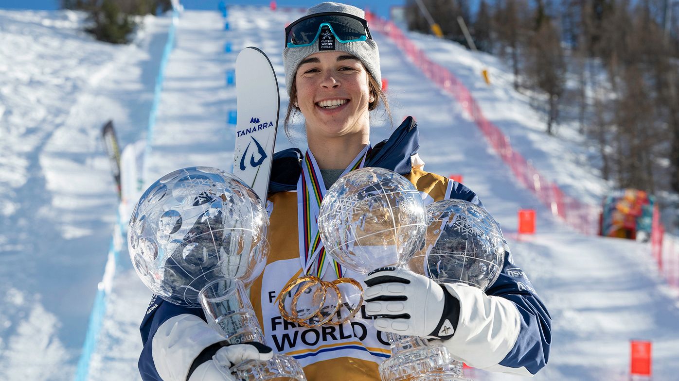 EXCLUSIVE: Aussie skiing champion Jakara Anthony treasures 'crazy heavy' crystal globes after historic season