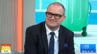 Australian Traveller's Quentin Long on Today show