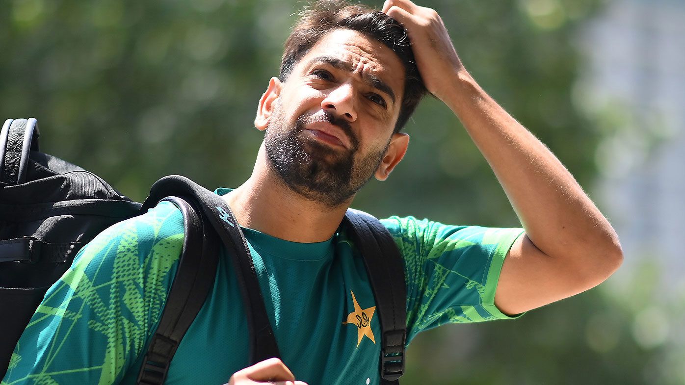 Haris Rauf pictured while representing Pakistan at the 2023 Cricket World Cup