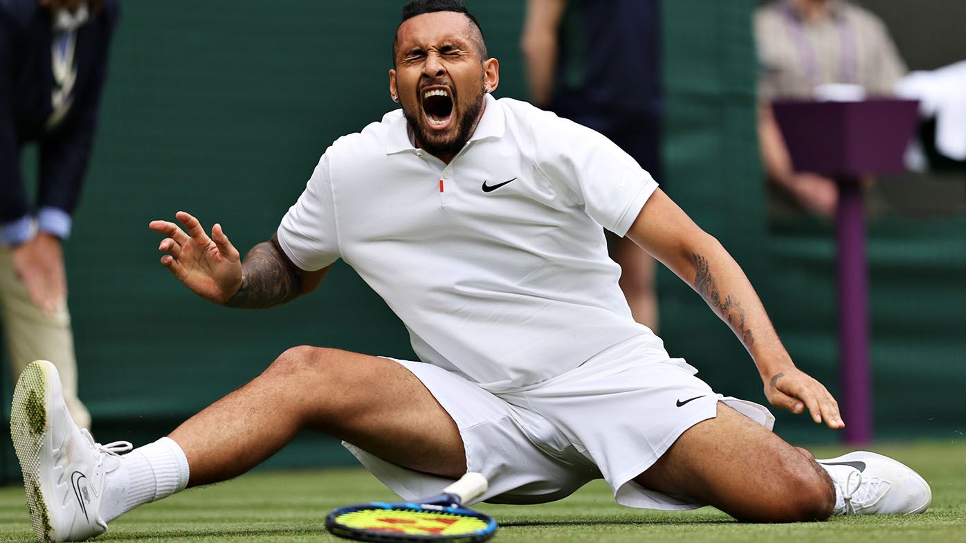 Wimbledon 2021: Nick Kyrgios beats Ugo Humbert in delayed round one five-setter