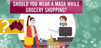 The answer to whether you should wear a mask depends on where you live. Although Woolworths have encouraged many of its customers to do so.