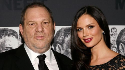 Harvey Weinstein and his wife, Georgina Chapman.