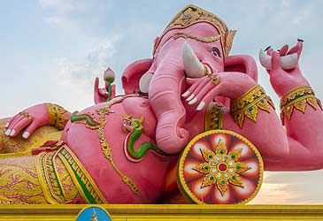 Which Hindu deity has the head of an elephant?