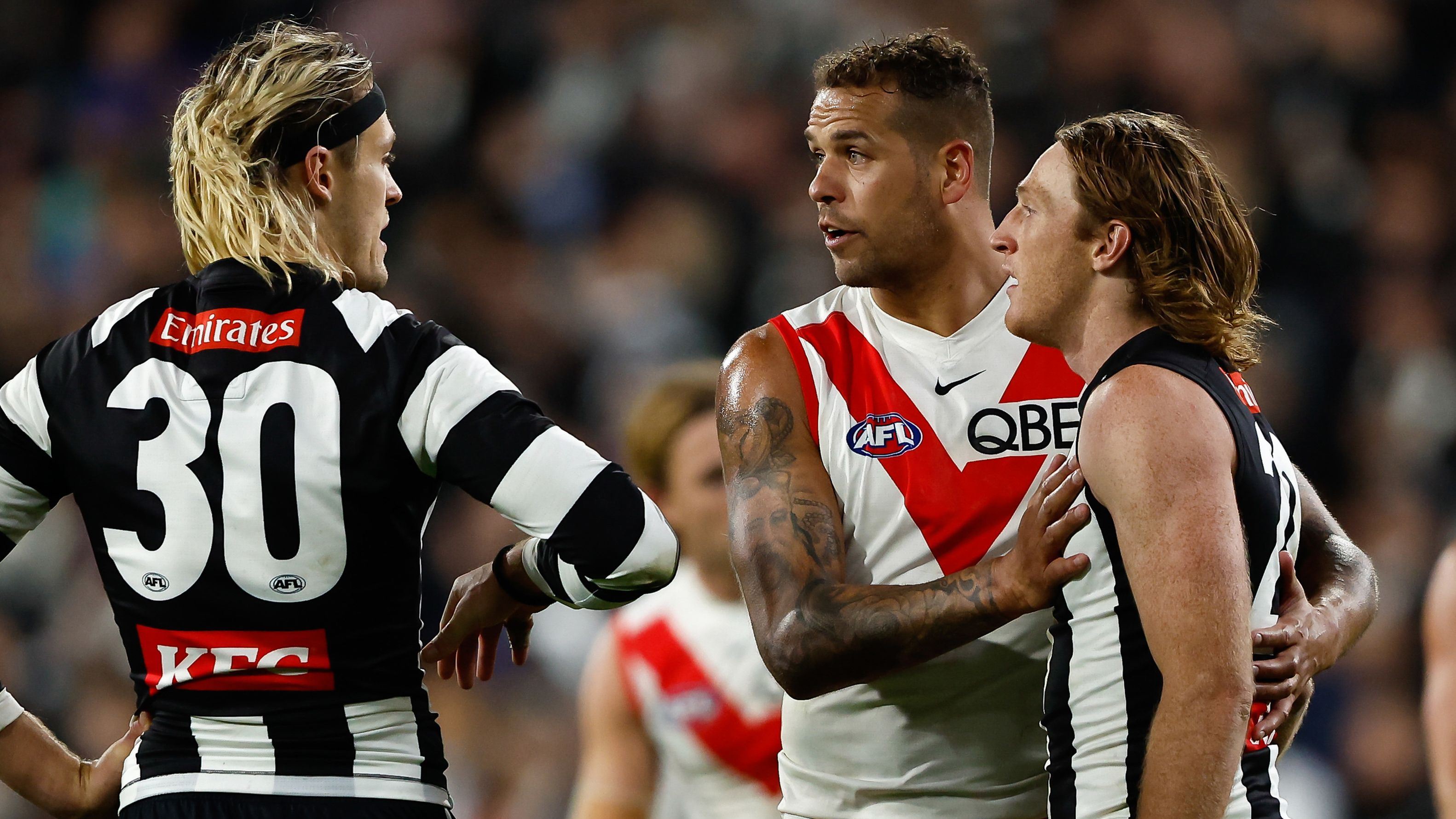 'We fell short': Collingwood issues apology to Lance Franklin over booing as club great scolds fans