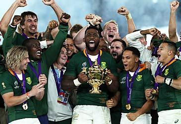 By what margin did South Africa defeat England in the 2019 Rugby World Cup final?
