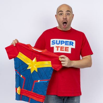 Supertee is the brainchild of Jason Sotiris, a tradesman whose daughter was diagnosed with cancer at just one year old.