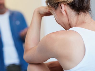 Woman fighting with partner ahead of breakup.