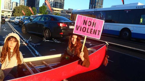 Extinction Rebellion have been blocking roads to draw attention to environmental issues.