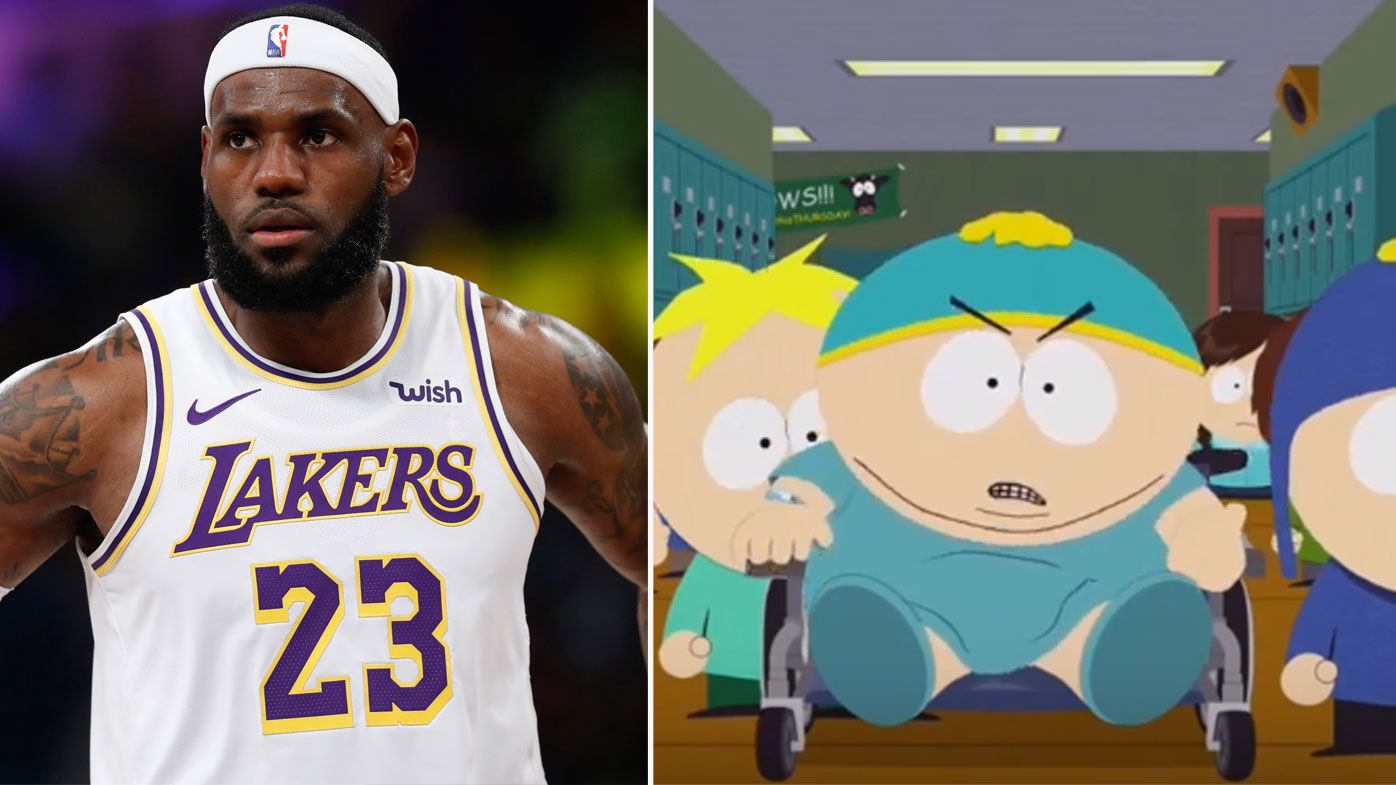 Lebron James has been trolled by South Park.