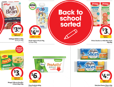 Coles has gone hard on back to school snacks this week.