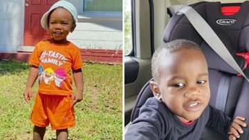 Taylen Mosley, 2, was found just a few kilometres from the apartment his mother was discovered stabbed in. 