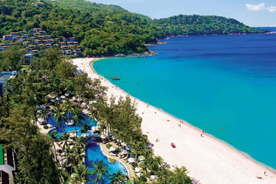 Aerial view of Katathani Phuket Beach Resort 