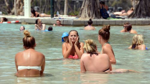 Temperatures could rise as high as the 40s when the heatwave kicks in from tomorrow (AAP).