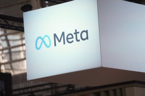 The Meta logo is seen at the Vivatech show in Paris, France, on June 14, 2023.