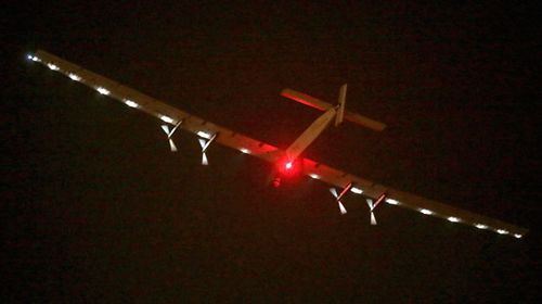 Solar Impulse 2 over Sea of Japan, day after take-off