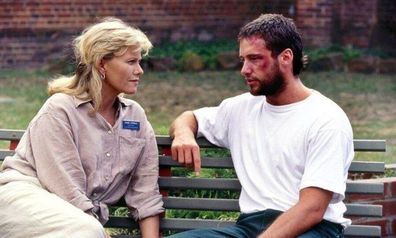 Deborra-Lee Furness and Hugh Jackman in the '90s television series Correlli, where they met and fell in love.