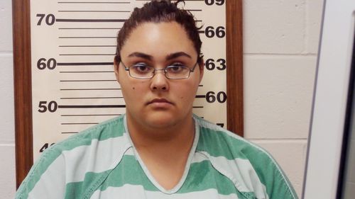 Briana Calderas was charged with first-degree murder and other counts in the death of transgender teen Ally Lee Steinfield. (Texas Country Sheriff's Office)