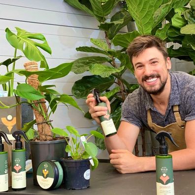 Josh Armstrong is the founder of We the Wild plant care brand