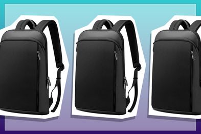 9PR: Slim and Expandable 15 15.6 16 Inch Laptop Backpack Anti Theft Business Travel Notebook Bag with USB, Multipurpose Large Capacity Daypack College School Bookbag for Men & Women,Deep Black