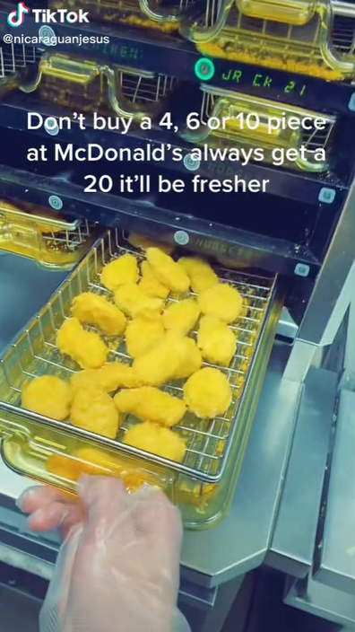 Macca's worker reveals how to get 'fresher' chicken nuggets every time.