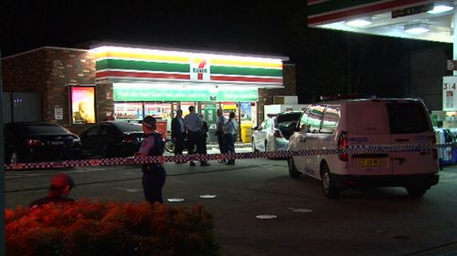 The 7-Eleven store in Enmore where the alleged attacks took place. Picture: 9NEWS
