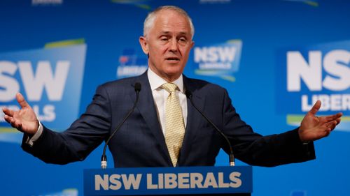 Prime Minister Malcolm Turnbull's comments were met with groans and laughs. (AAP)