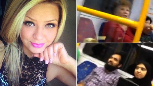 Stacey Eden, who stood up for a Muslim couple being taunted on a Sydney train. (Supplied)