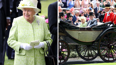 Queen attends final day of royal ascot with Prince Andrew