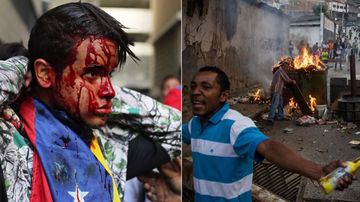 Two protesters shot dead in Venezuela during street protests