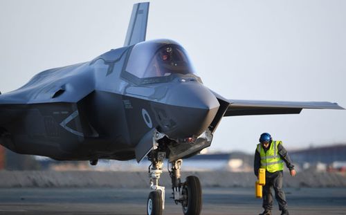 The British military has just taken delivery of the first batch of its F-35 fighters. (Photo: PA).