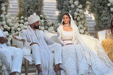 Umar Kamani and Nada Adelle get married in a second Indian ceremony.