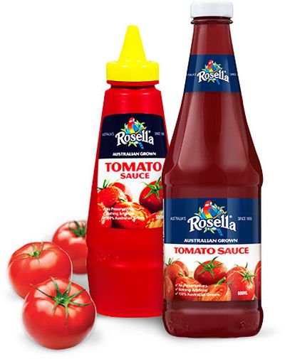 <strong>Rosella Tomato Sauce (15.8 grams of sugar per 100ml)</strong>