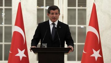 Prime Minister Ahmet Davutoglu. (AAP)
