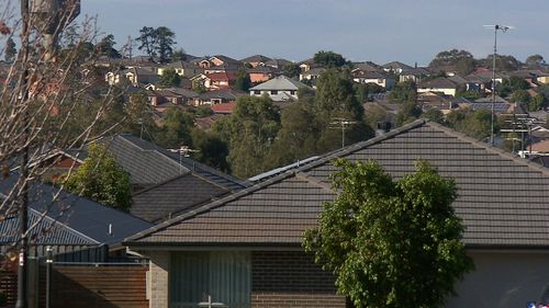 If interest rates rise just 1 percentage point, some suburbs will be so badly hit that almost every house in the area will be affected. Picture: 9NEWS