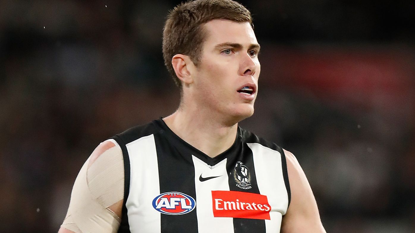 Mason Cox hospitalised after dangerous hit to the throat during Collingwood practice