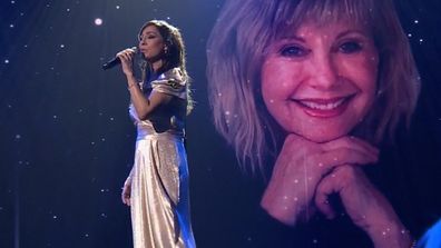 Natalie Imbruglia, Tones and I and Peking Duk close ARIAs with beautiful tribute to Olivia Newton-John.