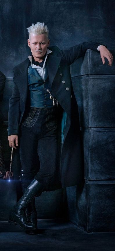 Johnny Depp as Gellert Grindelwald in Fantastic Beasts