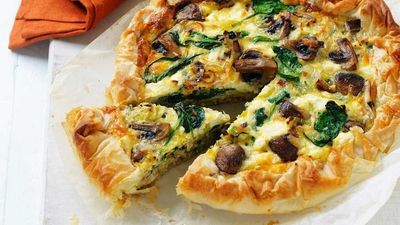 <a href="http://kitchen.nine.com.au/2017/03/27/11/01/mushroom-and-leek-filo-pie" target="_top">Mushroom and leek filo pie</a><br />
<br />
<a href="http://kitchen.nine.com.au/2016/06/06/21/47/vegetarian-favourites-for-meatfreemonday" target="_top">More meat-free recipes</a>