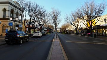 Macquarie street in the Dubbo centre.